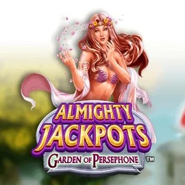 Official Jackpots logo: Almighty Jackpots: Garden of Persephone by Novomatic at Honeybetz Casino