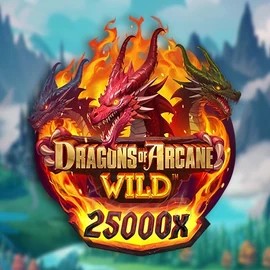 Dragons of Arcane Wild logo – Slots by Foxium at Honeybetz Casino