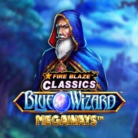 Fire Blaze Blue Wizard Megaways casino game by Rarestone Gaming – featured logo at Honeybetz Casino