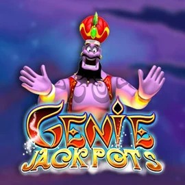 Genie Jackpots slot visual from Blueprint Gaming available on honeybetzcasino.eu