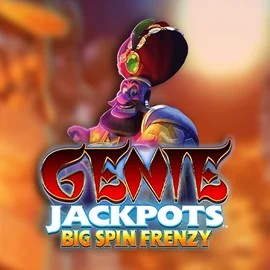 Official Jackpots logo: Genie Jackpots: Big Spin Frenzy by Blueprint Gaming at Honeybetz Casino