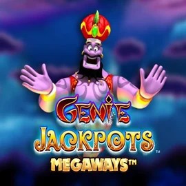 Genie Jackpots Megaways logo by Blueprint Gaming at Honeybetz Casino