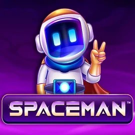 Official Casino Games logo: Spaceman by Pragmatic Play at Honeybetz Casino